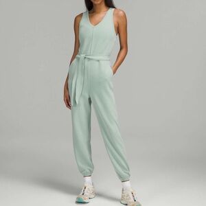 Lululemon Ease of it All Softstreme Jumpsuit size 6 - green